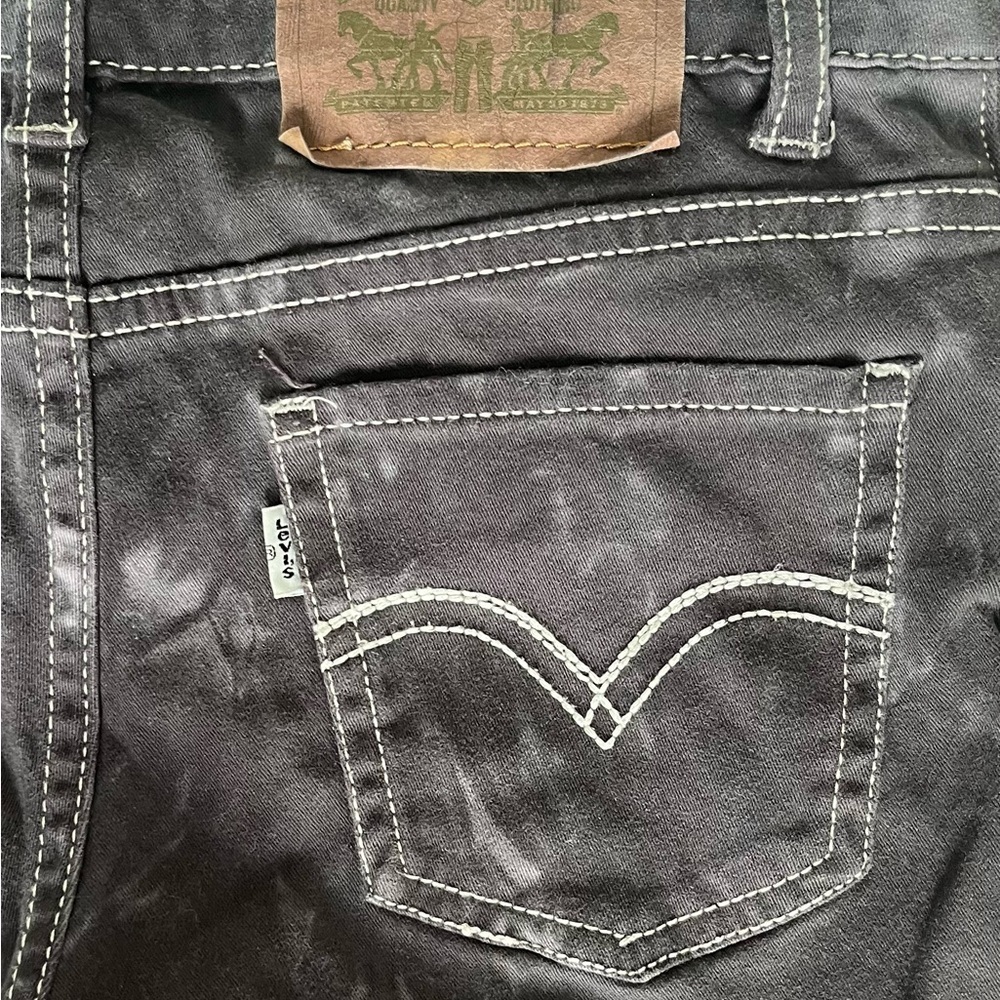 Levi's kids Tie-Dye boyfriend distressed Skinny Jeans 7 - Picture 5 of 5